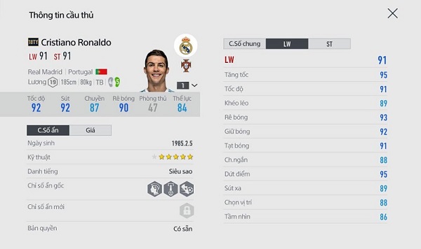 Khám phá danh sách cầu thủ hàng đầu FIFA Online 4 với chỉ số phá vòng việt vị cao. Lựa chọn hoàn hảo cho đội của bạn!